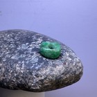 Ancient Pre Columbian Green Jade Pendant Combine Shipping  508