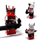 Custom Coruscant Guard Lego Star Wars Clone Wars Minifigures Red Clone Troopers