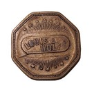 Silver Cliff  Co Trade Token  Louis E  Wolff Gf 5 Cents In Trade Tc-321160