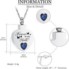 Butterfly Heart Urn Necklace For Ashes Cremation Stainless Steel Memorial Gifts