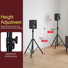 Universal Speaker Stand Mount Holder Heavy Duty Tripod W  Adjustable Height From