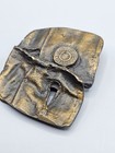 Levi Strauss Co  Vintage Jean Top Of Waist Button Design Metal Belt Buckle