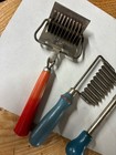 Vtg 40s Baking Tool Lot Steelcraft Germany Wood-handle Dough Cutter Pasta Pastry