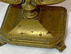 Antique Italian Solid Brass 20  Vanity Dresser Tilting Swivel Mirror