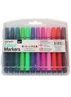 24 Pcs Art Markers Set Drawing Pens Fine Tip Coloring Sketch Book Supply