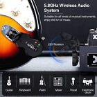 Lekato 5 8ghz Wireless Guitar System Audio Transmitter Receiver 300ft Max