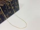 14k Yellow Gold 2mm Figaro Chain Necklace Bracelet 22   55cm Hollow