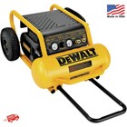 Dewalt Air Compressor  225-psi Max  Hand Carry With Wheels  4-1 2 Gallon  d55146
