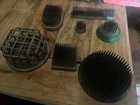 Lot Of 6 Vintage Needlesharp Flower Holders Plus One Metal Flower Frogs