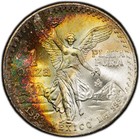1983-mo Mexico 1 Onza Silver Libertad Pcgs Ms 66  Beautifully Toned 