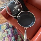 Very Nice Used Hexclad Hybrid 10    Nonstick Frying Pan W Temper Glass Lid