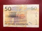 Sweden 50 Kronor Banknote   2004-2011  Excellent-a