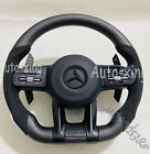 Alcantara Carbon Fiber Steering Wheel Fit Mercedes-benz Amg Gtr Cls W204 Gt W205
