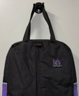 Kensington 3 Position Black   Purple Bridle Bag Quilted