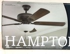Hampton Bay Rothley Ii 52 In  Bronze Led Ceiling Fan With Light Kit New Sealed