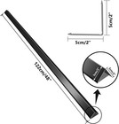 10 Pcs 2x2x48 Inch Metal Aluminum Alloy Corner Guards Wall Protector 90   Angle L