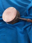 Antique Bed Warmer Copper And Brass Long Turned Wood Handle