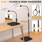 Magnifying Glass With Light And Stand  10x Large 7   Magnifying Glass