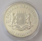 Somalia 100 Shillings 2010 Elephant Motive Of 2009 1 Oz Silver