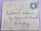 India Bombay 1912 Stamp  Cover R45885