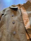 Wwi Ww1 Us Aef M1917 Original Green Wool Overcoat  Named 