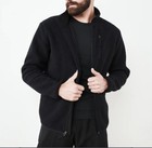 Quince Men s Recycled Sherpa Fleece Black Jacket
