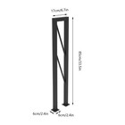 Modern Metal Decorative Railing U-shaped Stair Handrail Indoor outdoor Step 85cm