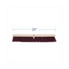Boardwalk 20324 3 25  Stiff Polypropylene Bristle 24  Brush Floor Brush Head New