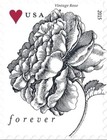 100 Forever Stamps 5 Sheets Of 20 Wedding Vintage Rose Mnh