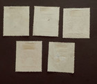 1949 5 Stamps Vf Used Burma
