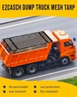 Dump Truck Mesh Tarp 7 x12  Vinyl Coated Dump Trailer Tarp 18oz Dump Truck Tarp