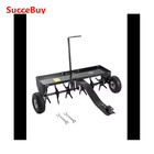 Vevor Tow Behind Plug Aerator Pull Behind Aerator With Iron Spikes Alternately A