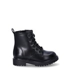 Wonder Nation Toddler Girls Black Lace-up Lug Sole Combat Boots Shoes  7-9