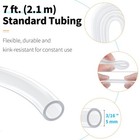 Pawfly 7 Feet Airline Tubing Standard Aquarium Air Pump 7 Ft  7 Ft