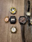 Huge Lot Of 15 Watches For Repair Or Parts Only Fossil  Timex  Sharp  Ltd  Etc