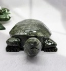 Large Xiuyan Jade Turtle Tortoise Hand Carved 6 9 Lb Feng Shui Stone Statue