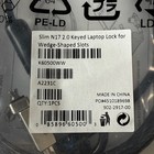 Kensington Slim N17 2 0 Keyed Laptop Lock For Wedge-shaped Slots - K60500ww