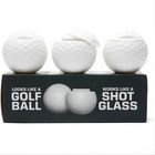 3pcs Shot Glass - Golf Ball Shaped Novelty Shot Glasses Cup - White 1 5 Oz