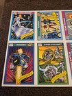 1990 Impel Marvel Universe Series 1 Uncut 6 Card Sheet Doctor Doom Ghost Rider