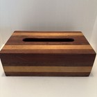 Handmade Wooden Tissue Box Napkin Holder Cover 10x6