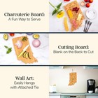 Totally Bamboo Destination Indiana State Shaped Cutting Board  Charcuterie An   