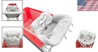 Gray Chevron 2-in-1 Grocery Cart And High Chair Cover For Ultimate Baby Comfort