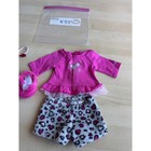 X55 American Girl Doll Truly Me Lovely Leopard Pjs Set Outfit Pajamas