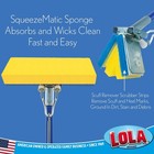 Lola Squeeze Matic Butterfly Sponge Mop Refill  9   6 Pack 6 Pack  Yellow 