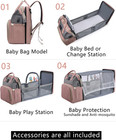 Diaper Bag Backpack With Changing Station  Pink Baby Bags For Girls Boys New Mom