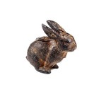 Vintage Reproduction Collectible Cast Iron Bunny Rabbit Desk Figurine Decoration