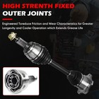 4wd 6-lug Front Cv Axle Shafts For Chevy Gmc Silverado Sierra 1500 Tahoe Yukon