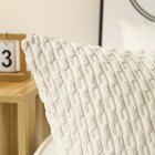 Set Of 4 Soft Corduroy Cushion Covers Square Throw Pillow Cases Sofa Couch