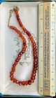 Vintage Baltic Amber Faceted Beaded Child Or Choker Necklace
