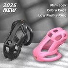 Male Chastity Cage Sissy Beginner Cobra Chastity Device Belt Cage Man Lock Rings